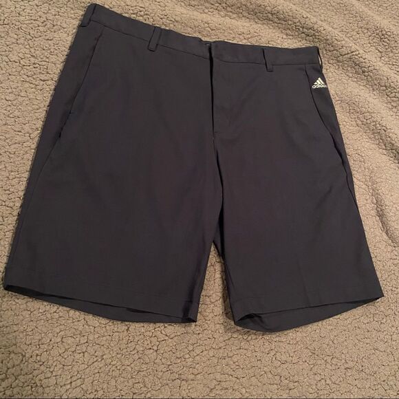 Adidas Navy Golf Shorts - Picture 3 of 12